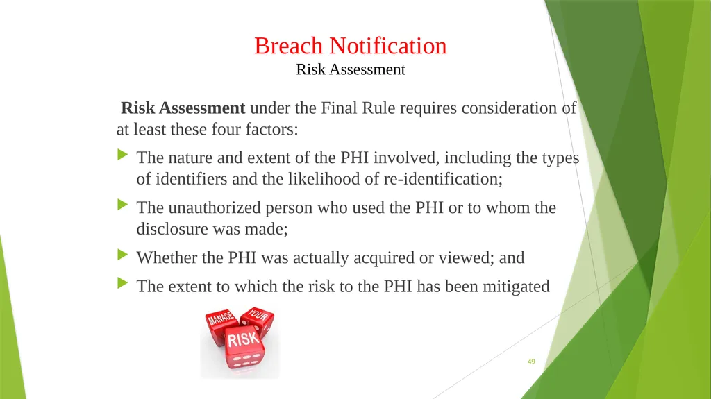 Welcome to the Privacy and Security Training - slide 49 of 139