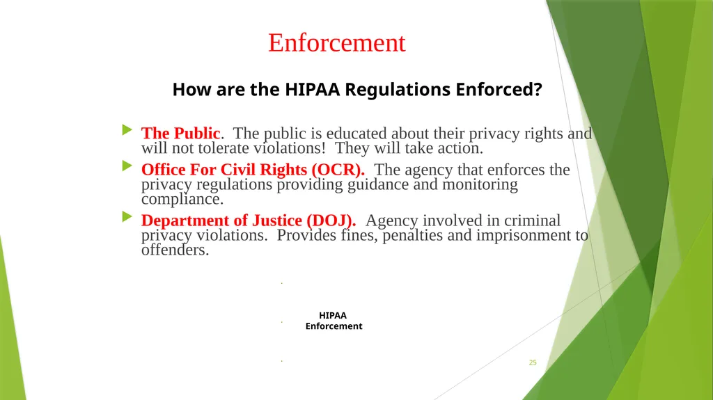 Welcome to the Privacy and Security Training - slide 25 of 139