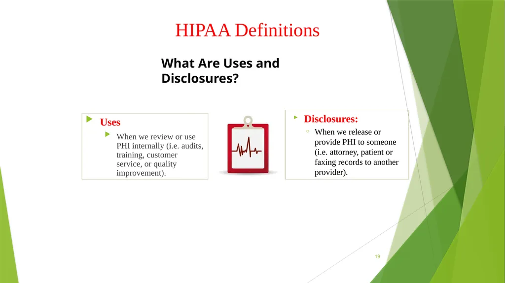 Welcome to the Privacy and Security Training - slide 19 of 139
