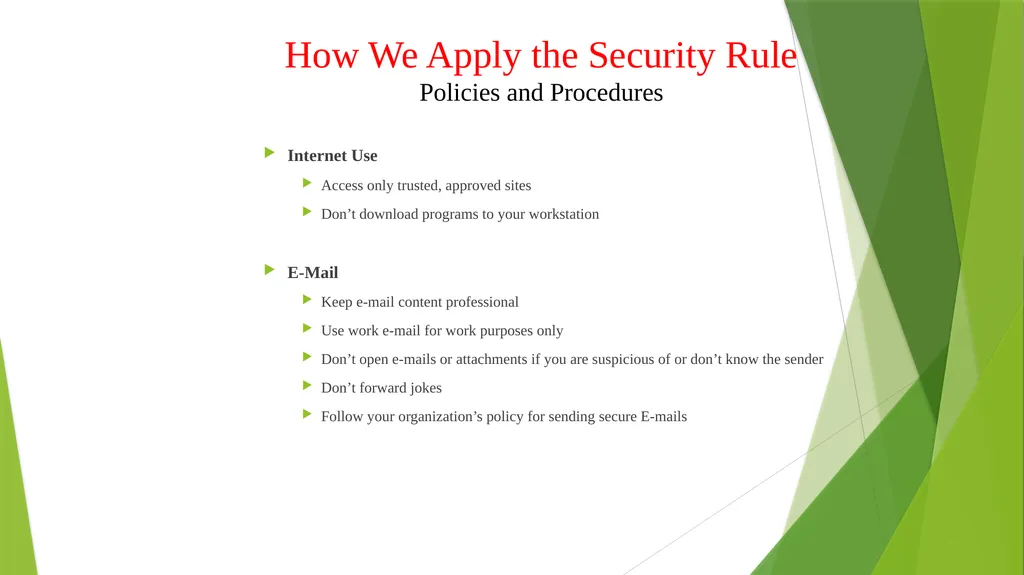 Welcome to the Privacy and Security Training - slide 89 of 139