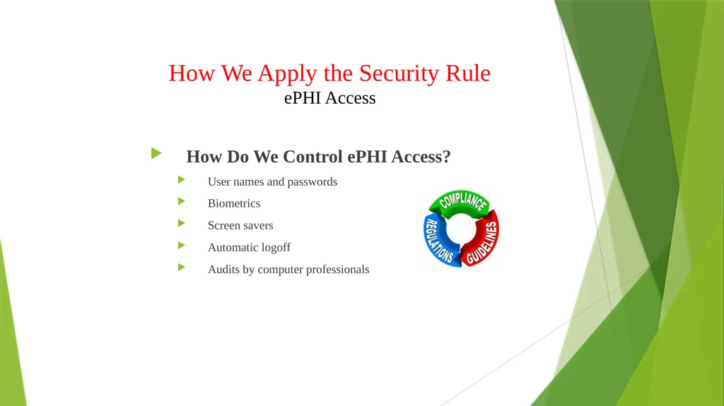 Welcome to the Privacy and Security Training - slide 90 of 139