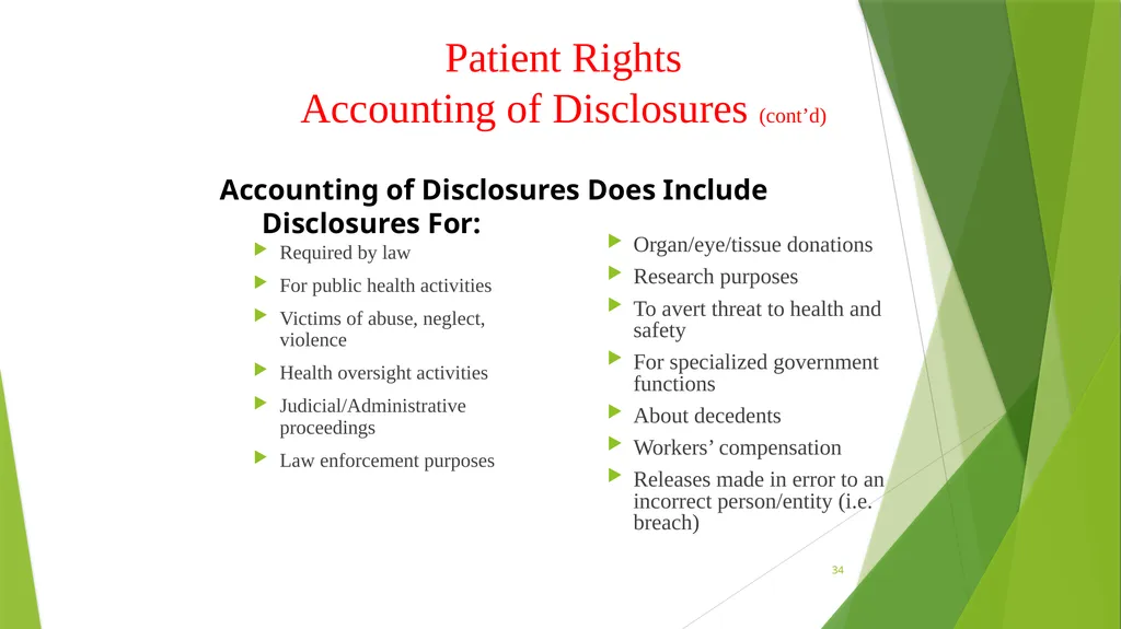 Welcome to the Privacy and Security Training - slide 34 of 139