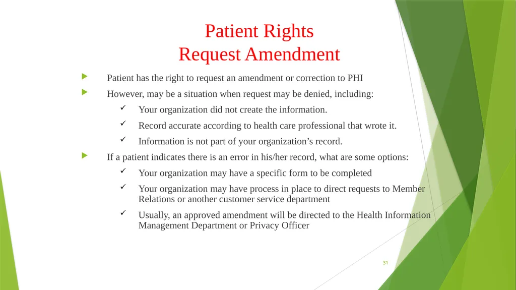 Welcome to the Privacy and Security Training - slide 31 of 139