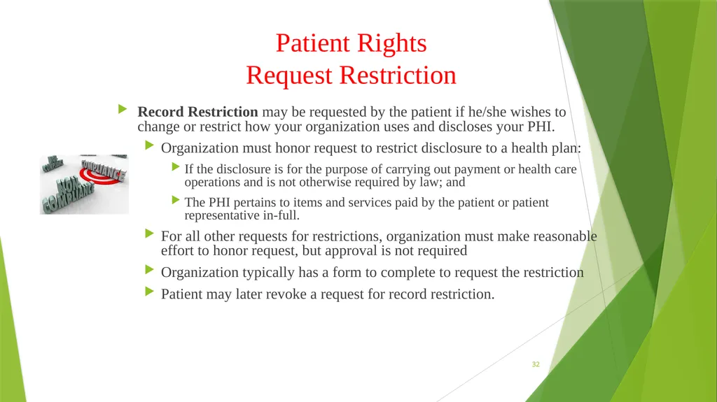 Welcome to the Privacy and Security Training - slide 32 of 139