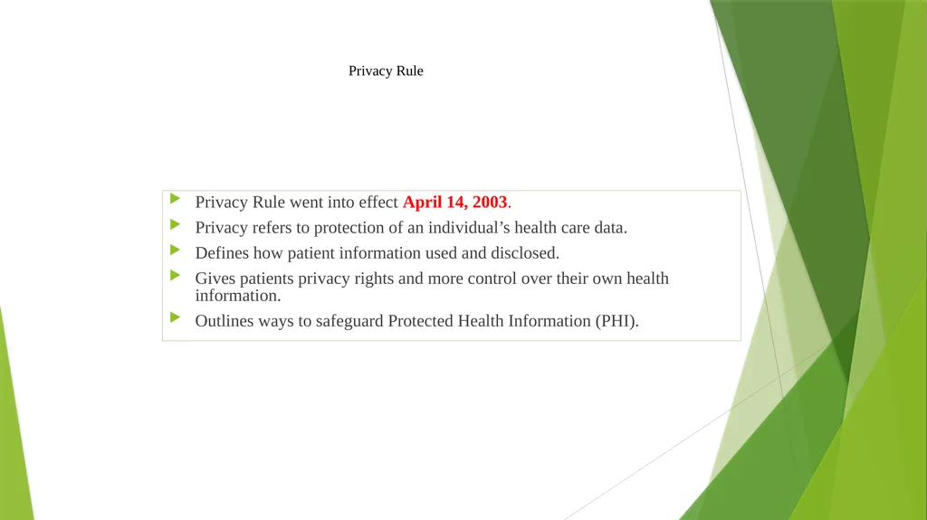 Welcome to the Privacy and Security Training - slide 6 of 139