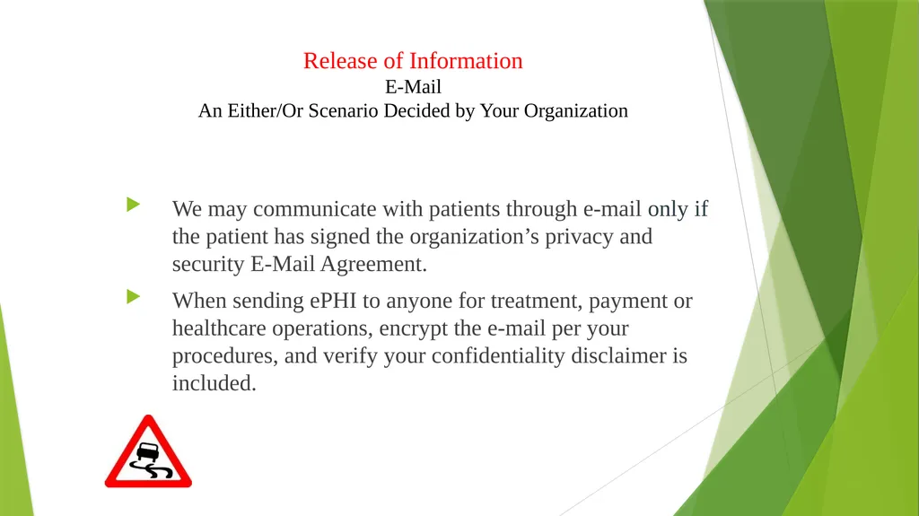 Welcome to the Privacy and Security Training - slide 85 of 139