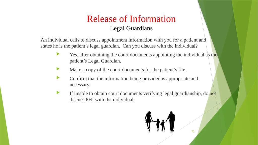 Welcome to the Privacy and Security Training - slide 76 of 139