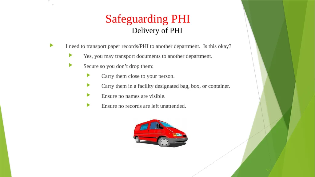 Welcome to the Privacy and Security Training - slide 97 of 139