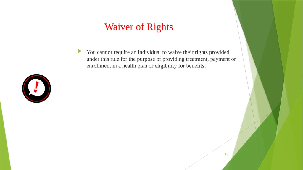 Welcome to the Privacy and Security Training - slide 43 of 139