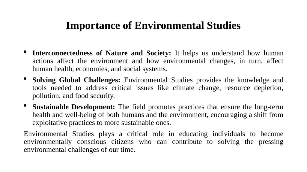 E-Content Environmental Studies Paper code: - slide 4 of 78