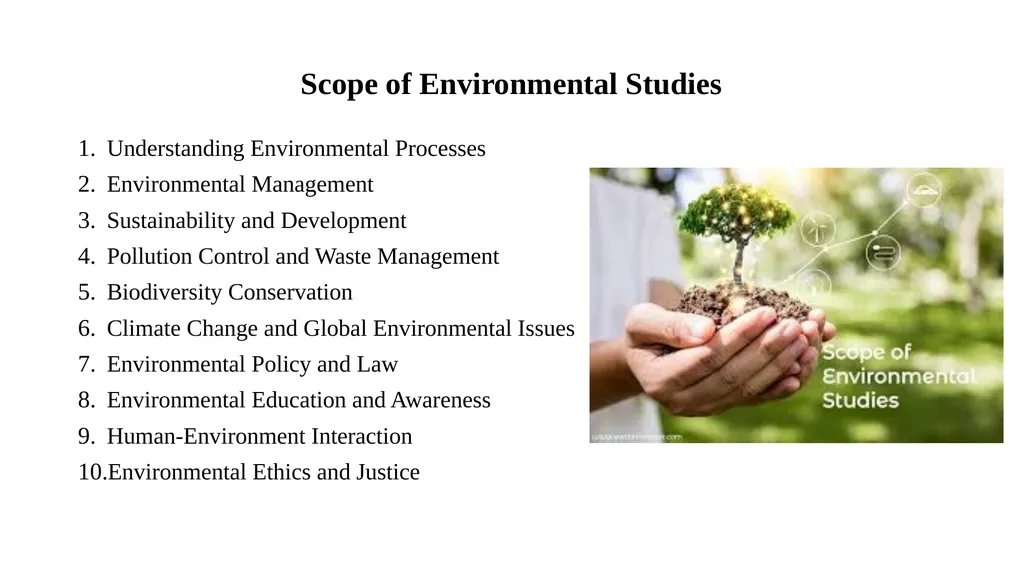 E-Content Environmental Studies Paper code: - slide 6 of 78
