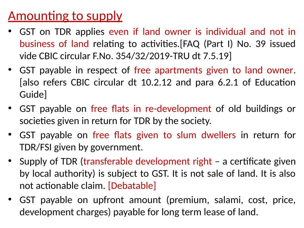 WELCOME to the Session on Overview of GST, Supply, - slide 77 of 124