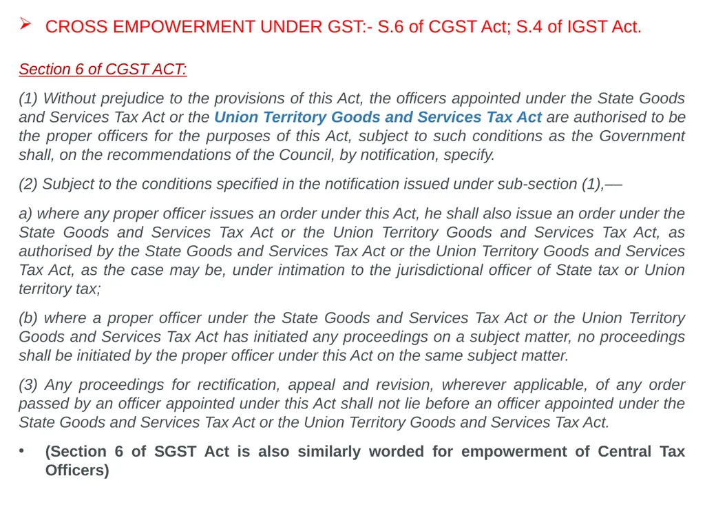 WELCOME to the Session on Overview of GST, Supply, - slide 24 of 124