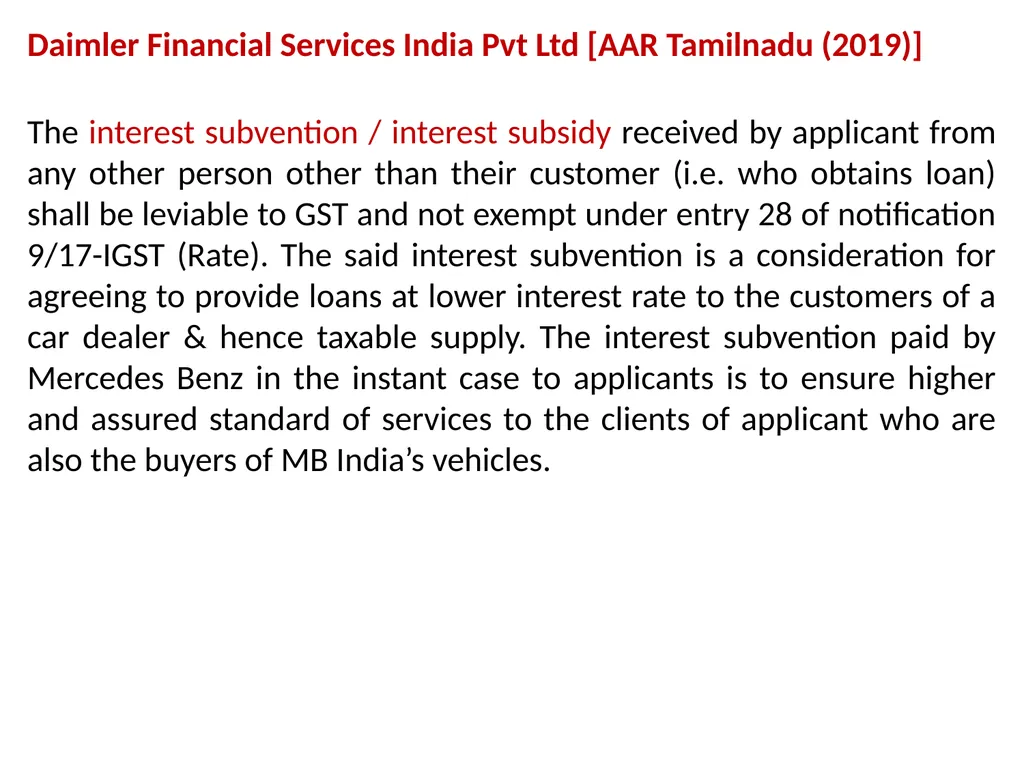 WELCOME to the Session on Overview of GST, Supply, - slide 13 of 124