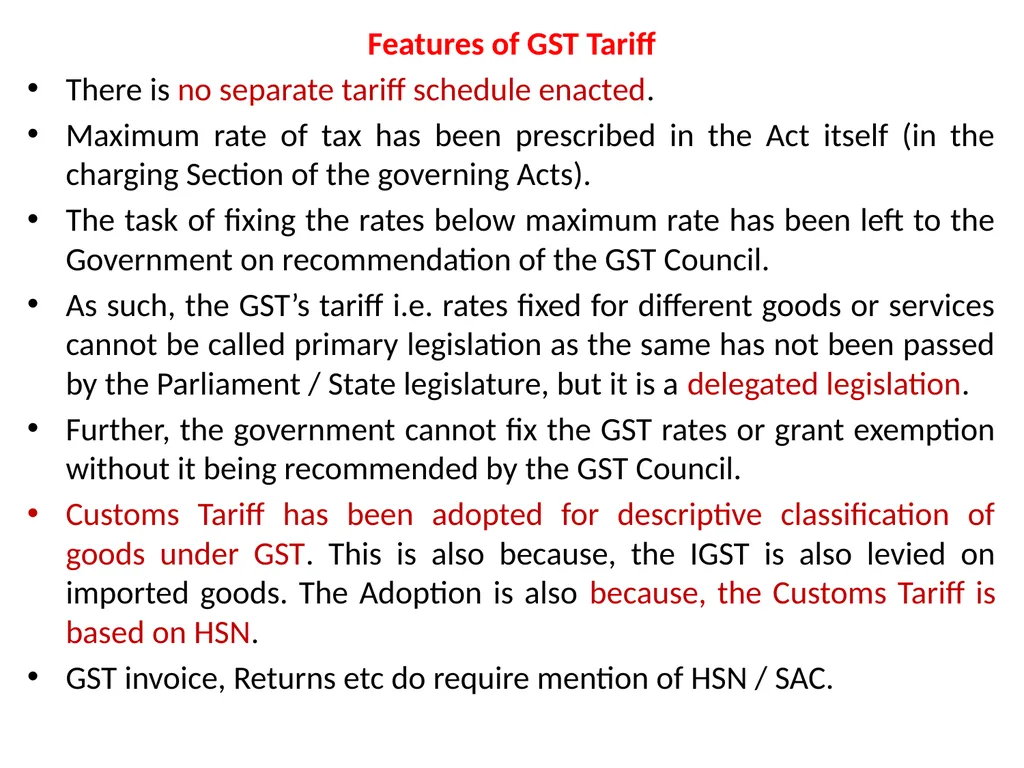 WELCOME to the Session on Overview of GST, Supply, - slide 90 of 124