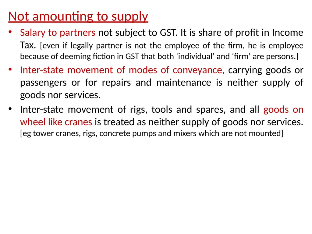 WELCOME to the Session on Overview of GST, Supply, - slide 81 of 124