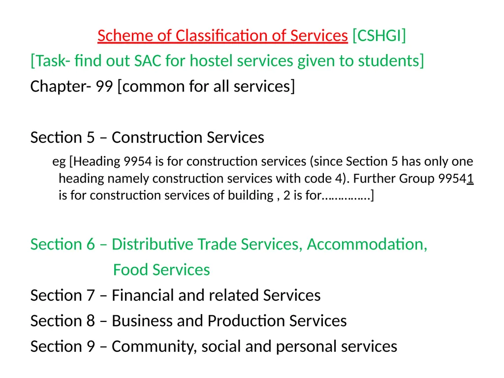 WELCOME to the Session on Overview of GST, Supply, - slide 102 of 124