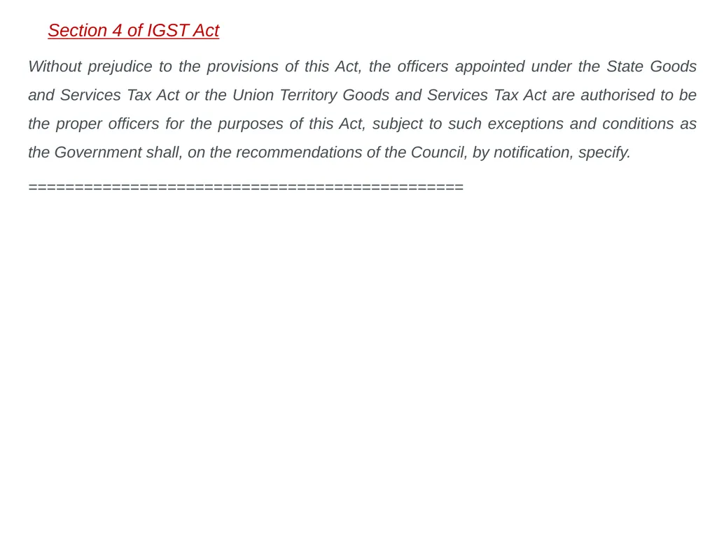 WELCOME to the Session on Overview of GST, Supply, - slide 25 of 124