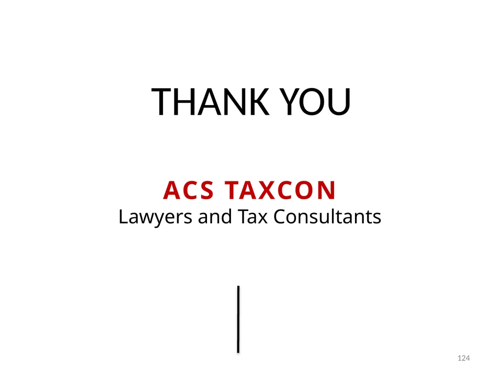 WELCOME to the Session on Overview of GST, Supply, - slide 124 of 124
