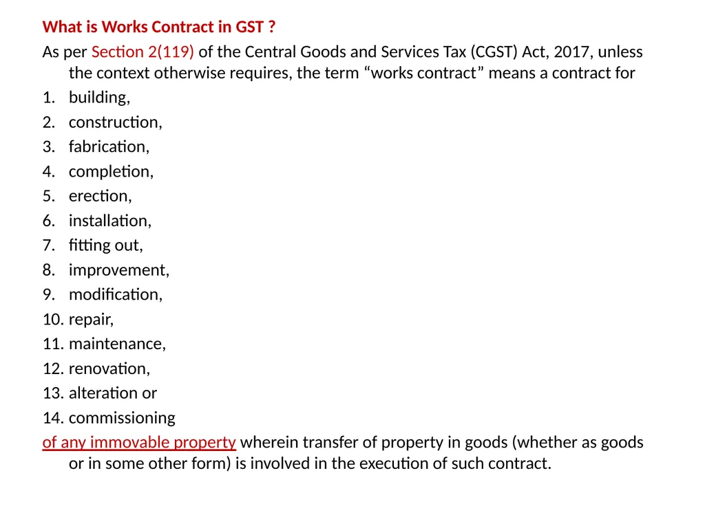 WELCOME to the Session on Overview of GST, Supply, - slide 63 of 124