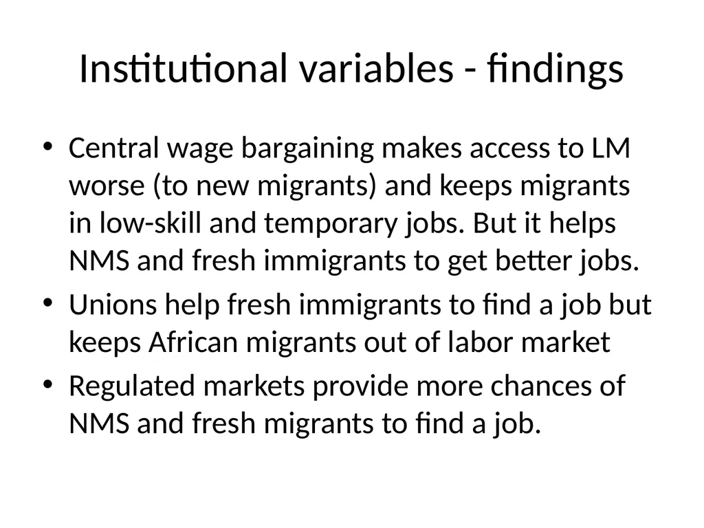 What explains Immigrant-Native gaps in European - slide 18 of 23