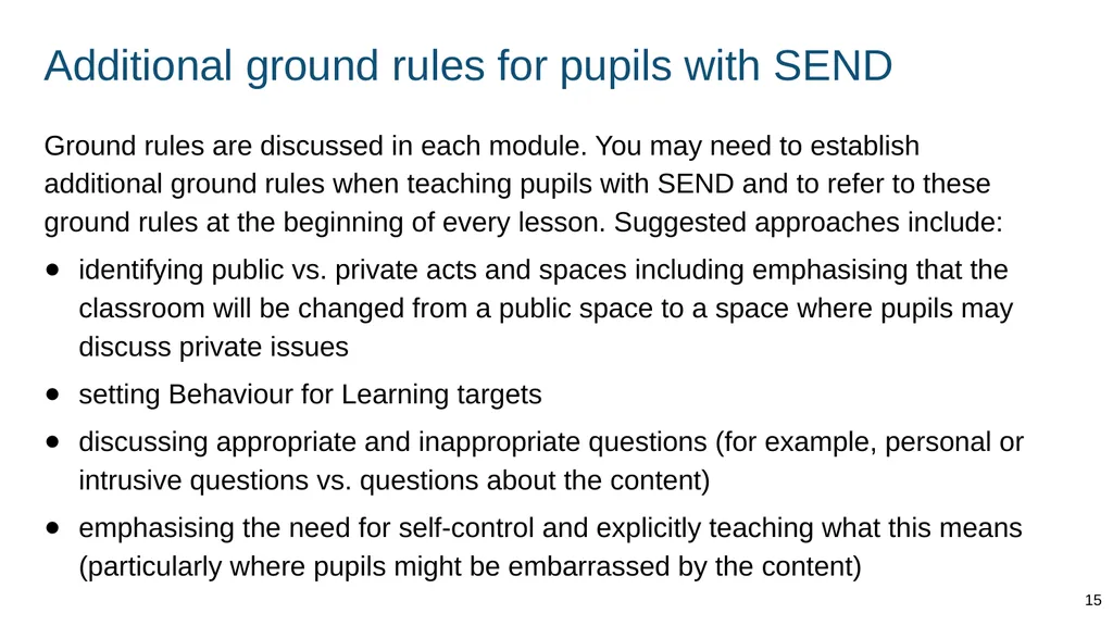 Part of: Relationships education (primary) - slide 15 of 82