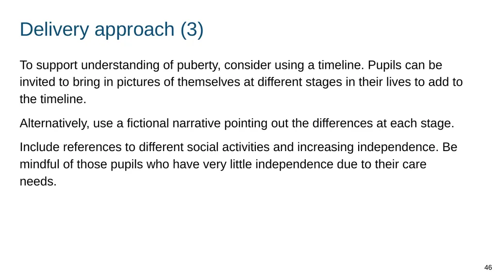 Part of: Relationships education (primary) - slide 46 of 82