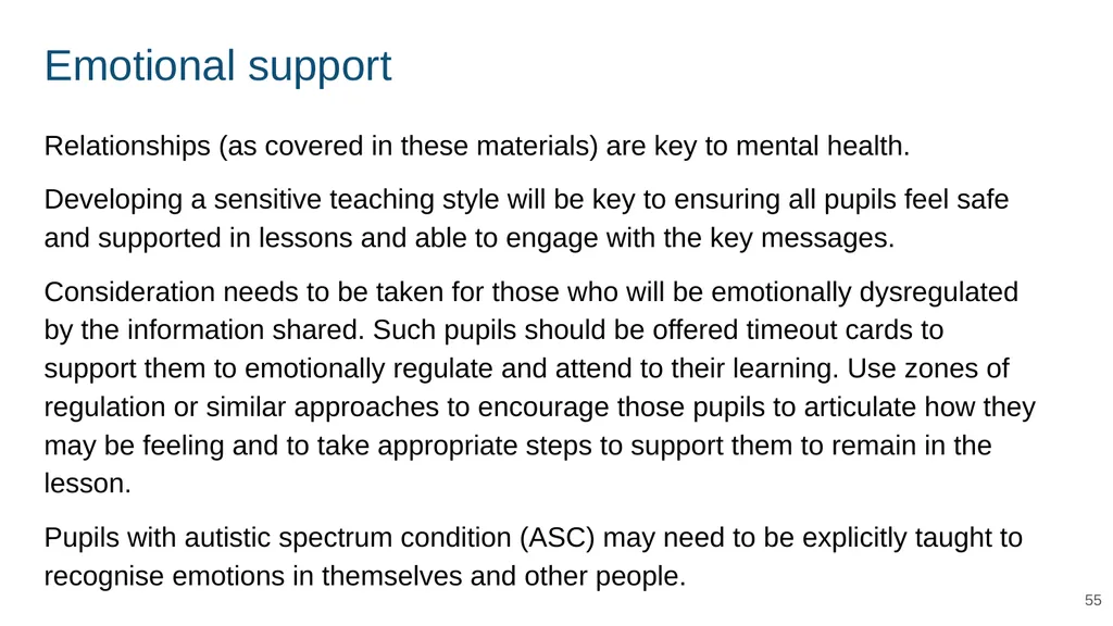 Part of: Relationships education (primary) - slide 55 of 82