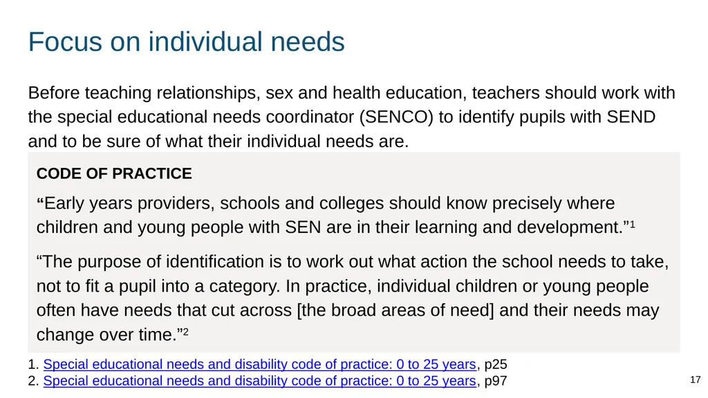 Part of: Relationships education (primary) - slide 17 of 82