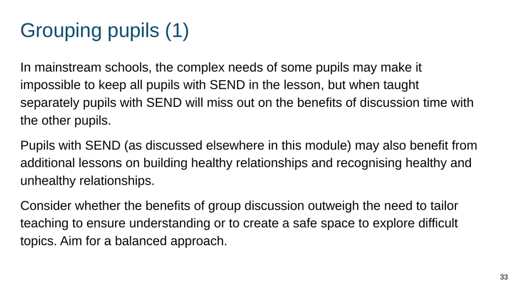 Part of: Relationships education (primary) - slide 33 of 82