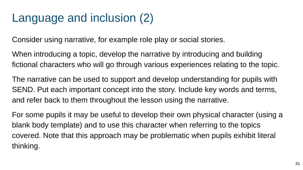 Part of: Relationships education (primary) - slide 31 of 82