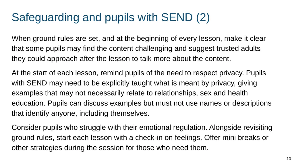 Part of: Relationships education (primary) - slide 10 of 82