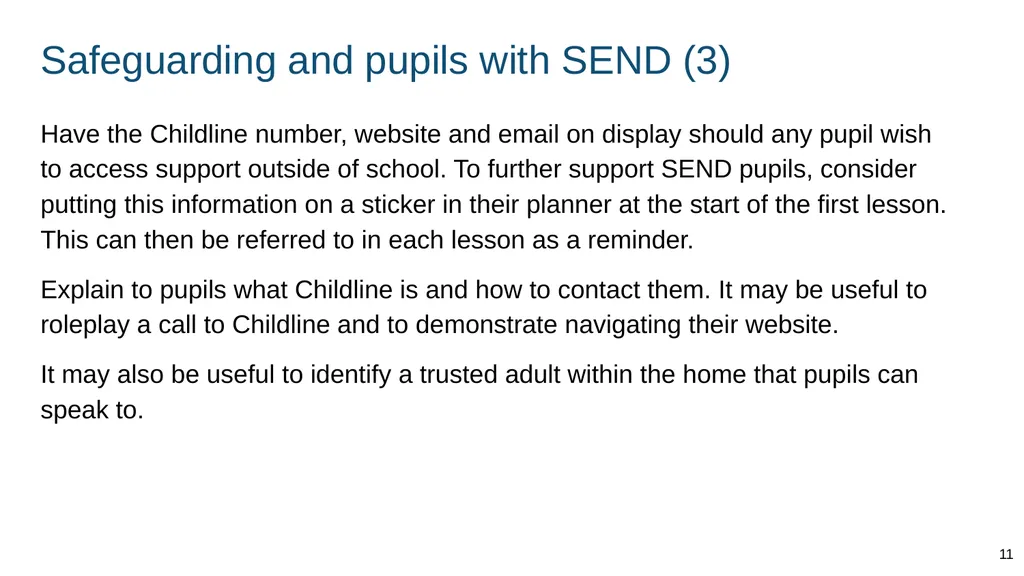Part of: Relationships education (primary) - slide 11 of 82