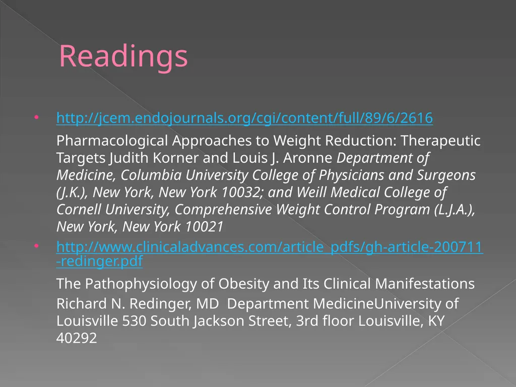 Anti-Obesity Drugs Aaron Cheatham Fat is just what - slide 31 of 32