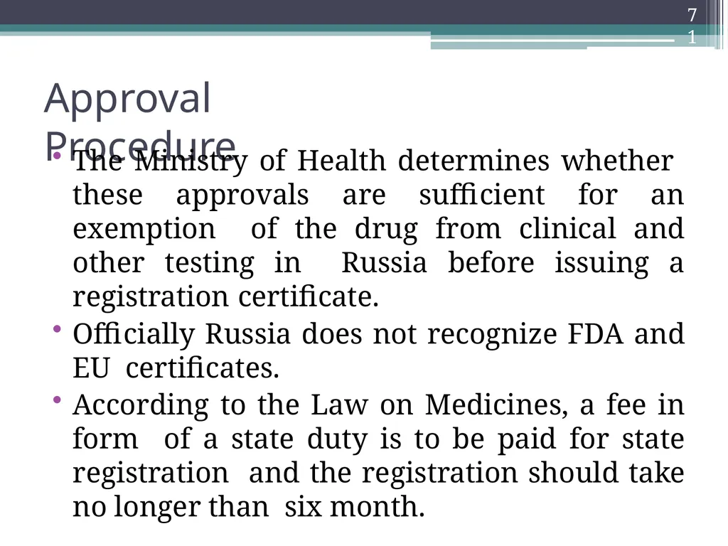 International Drug Regulatory Affairs 1 Regulatory - slide 67 of 67