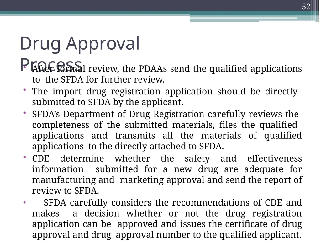 International Drug Regulatory Affairs 1 Regulatory - slide 48 of 67