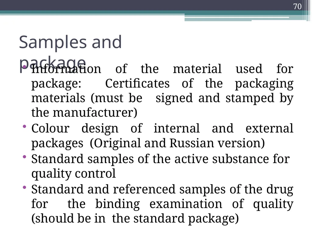 International Drug Regulatory Affairs 1 Regulatory - slide 66 of 67