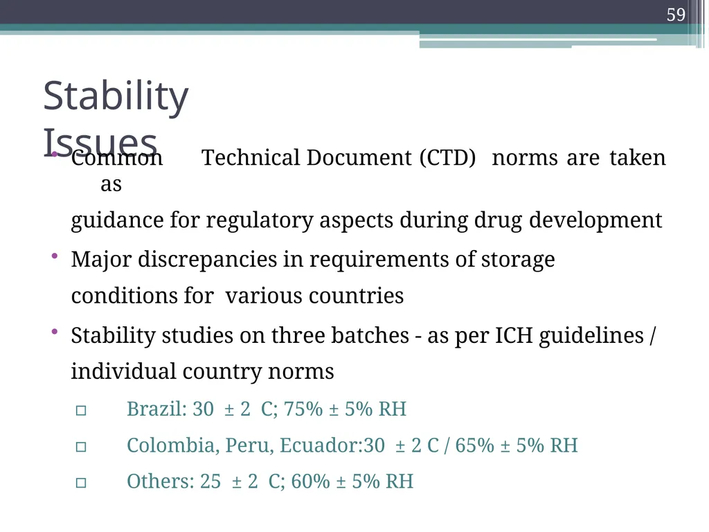 International Drug Regulatory Affairs 1 Regulatory - slide 55 of 67