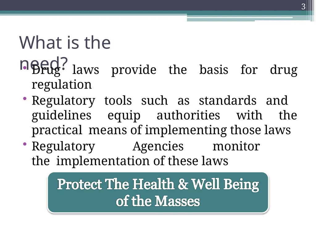 International Drug Regulatory Affairs 1 Regulatory - slide 3 of 67