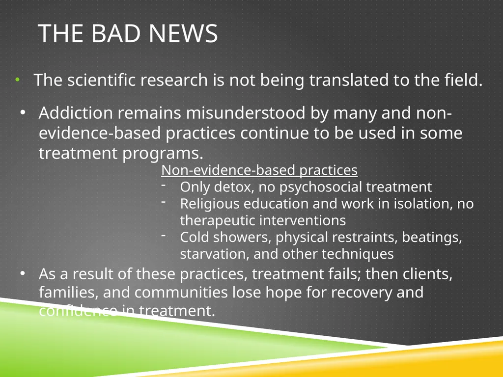 The International society for substance use - slide 7 of 23