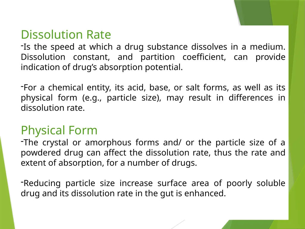 Dosage Form Design Chapter 1 Dr. Athmar Dhahir - slide 56 of 71
