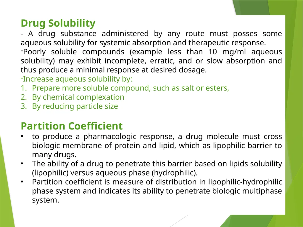 Dosage Form Design Chapter 1 Dr. Athmar Dhahir - slide 55 of 71