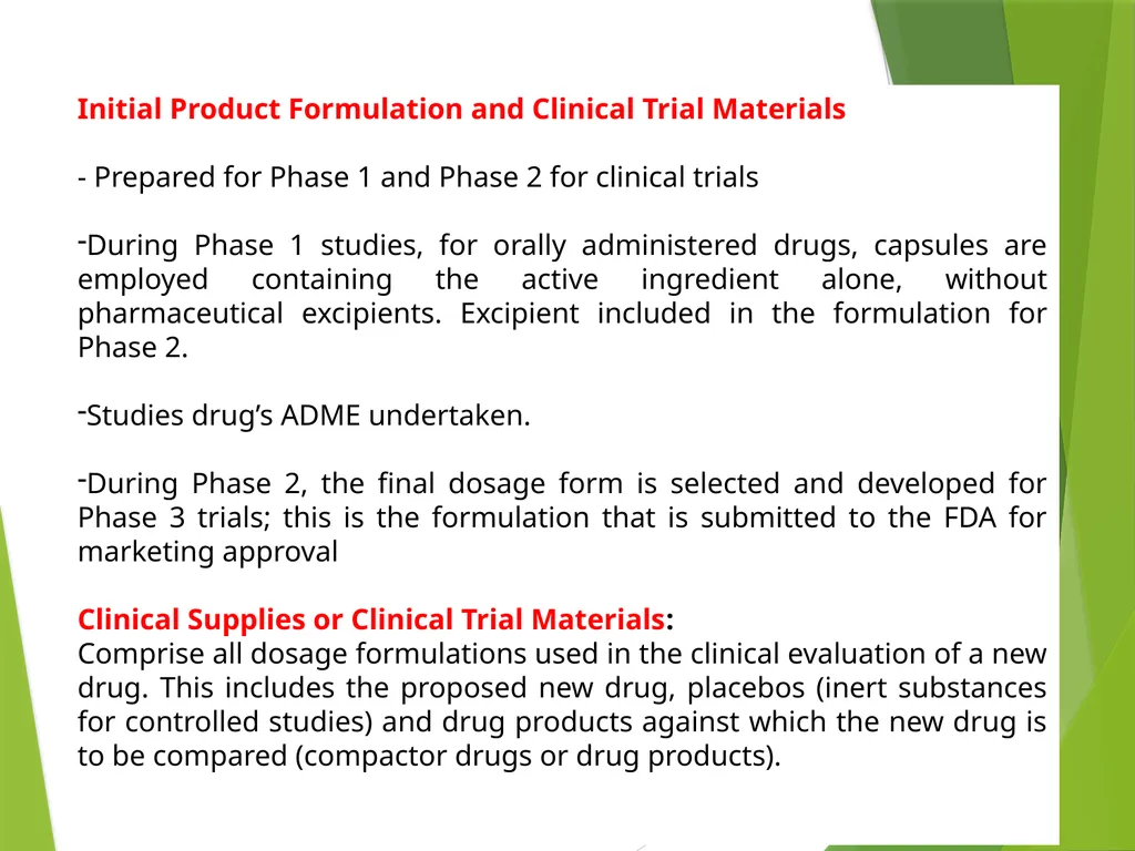 Dosage Form Design Chapter 1 Dr. Athmar Dhahir - slide 58 of 71