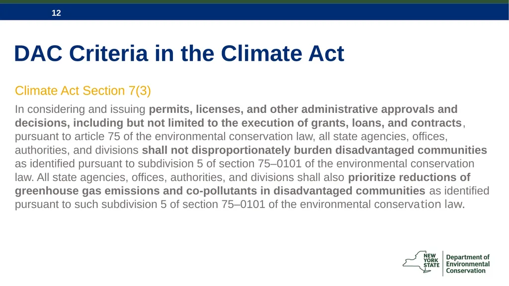 Climate Justice & Disadvantaged Communities Key - slide 12 of 18