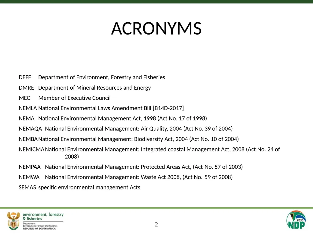 MEETING OF THE SELECT COMMITTEE ON LAND REFORM, - slide 2 of 29