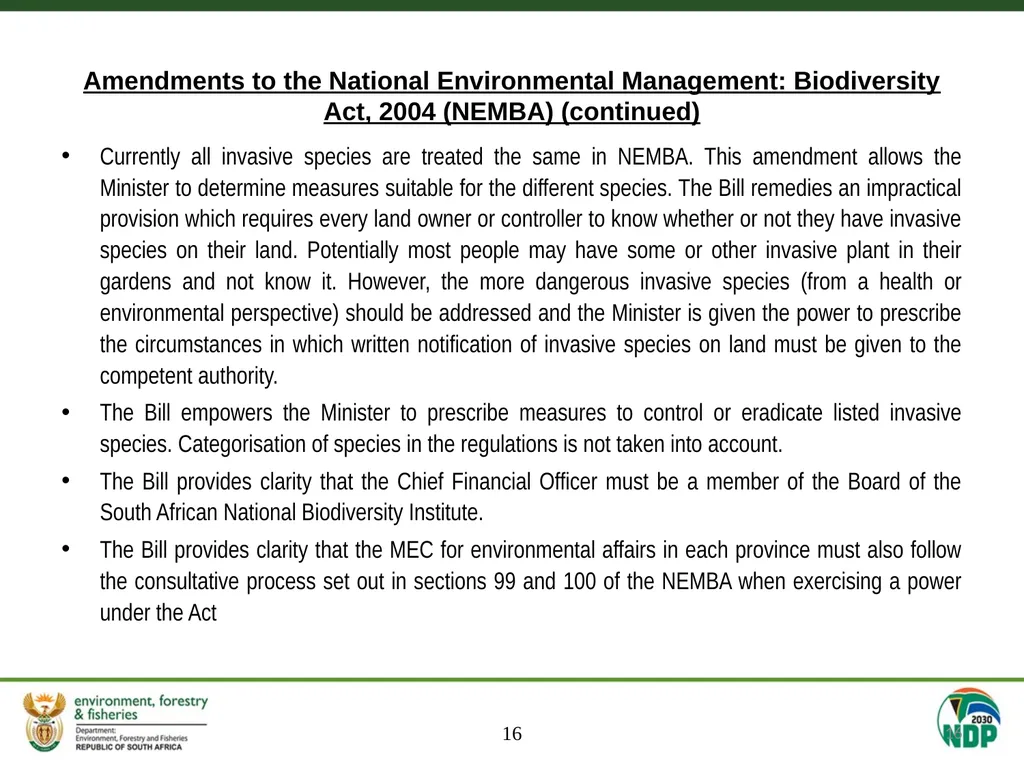 MEETING OF THE SELECT COMMITTEE ON LAND REFORM, - slide 16 of 29