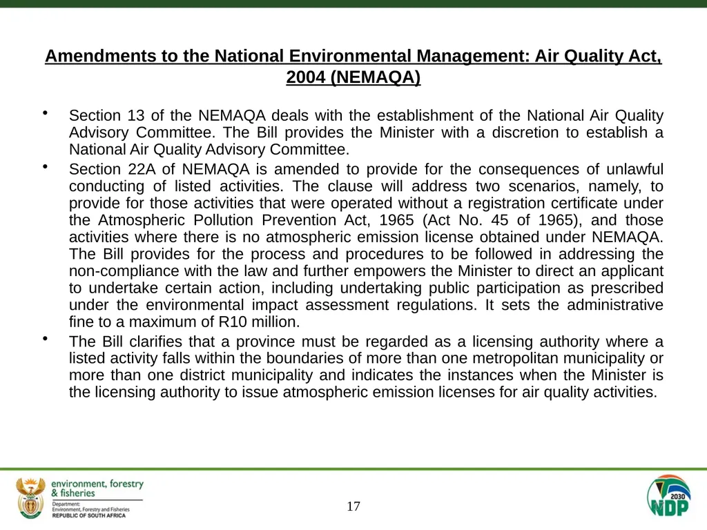 MEETING OF THE SELECT COMMITTEE ON LAND REFORM, - slide 17 of 29