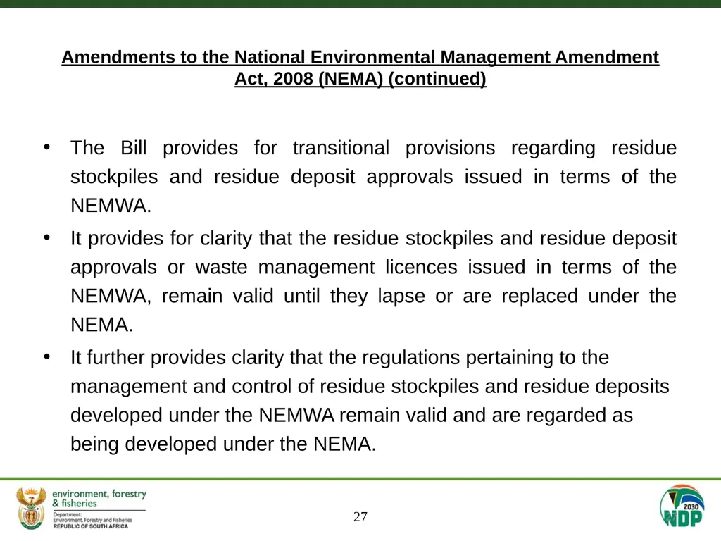 MEETING OF THE SELECT COMMITTEE ON LAND REFORM, - slide 27 of 29
