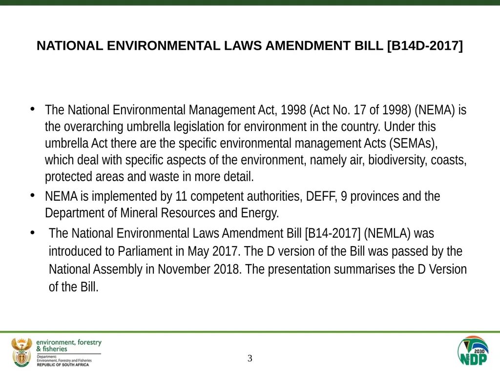 MEETING OF THE SELECT COMMITTEE ON LAND REFORM, - slide 3 of 29
